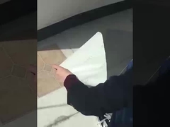 PVC selbstklebende Geometrie Puzzle Quadrat Bodenfliesen